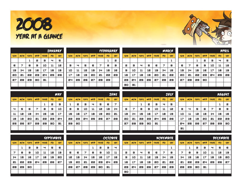 Year at a glance...