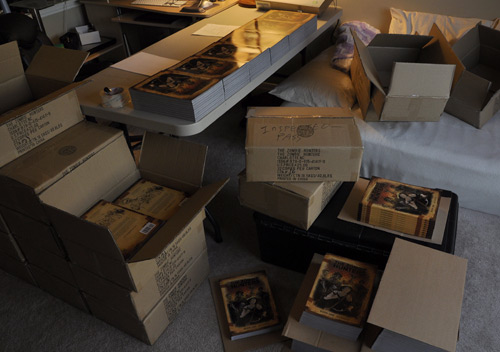 This pile is just SOME of the ones for preorders a HUGE PILE